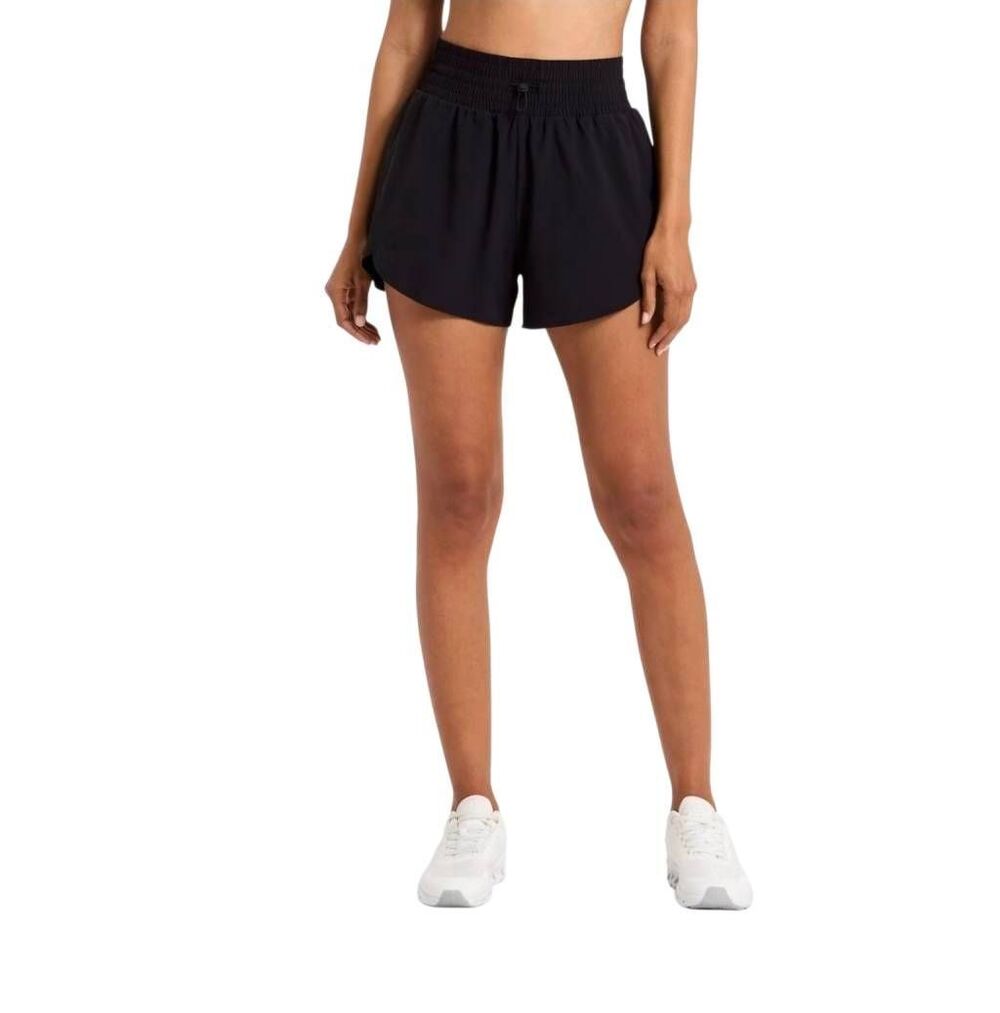 All in Motion Black Athletic Shorts with Butterfly Legs Size M NWT